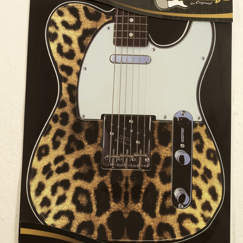Facelift (페이스리프트) Telecaster Leopard 기타 스티커 