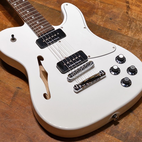 [중고] Fender Jim Adkins JA-90 Telecaster Thinline Semi-hollowbody White
