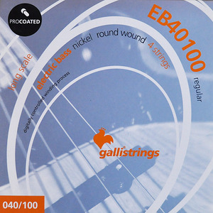 이테리 갈리 베이스 스트링 Galli String - EB40100 PROCOATED Regular - 4 strings