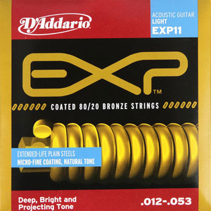 Daddario - Coated 80/20 Bronze EXP11 코팅 통기타줄