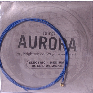 오로라칼라 스트링 Aurora - Eelectric 010-046 Strings 블루 칼라코팅