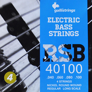 이테리 갈리 베이스 스트링 Galli String - RSB40100 - 4 strings (040-100)